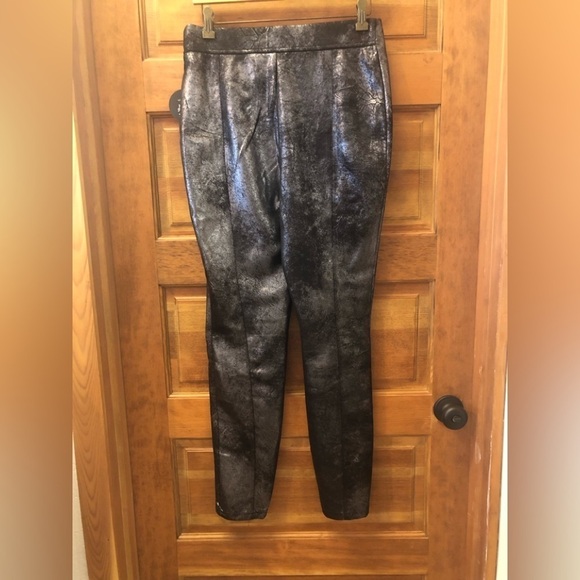 Jolie & Joy/ NWT/ pull on pants/ black and silver shimmer/ L - Picture 5 of 14